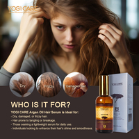 Huile de sérum capillaire hydratante à l'huile d'argan marocaine naturelle YOGI Herbal, vente en gros