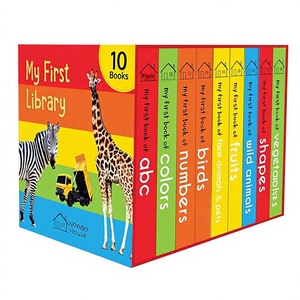 Mi Primera <span class=keywords><strong>Biblioteca</strong></span> <span class=keywords><strong>de</strong></span> Libros <span class=keywords><strong>de</strong></span> Cartón para Niños, Juego <span class=keywords><strong>de</strong></span> 10, Hecho en China - Product Image 1