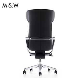 M & W Cómoda silla de oficina giratoria de cuero genuino Execellence Silla de oficina moderna - Product Image 4