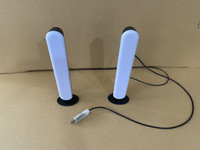 Lampe de sol en PVC RGB, alimentée par USB, lumière d'ambiance LED de bureau, contrôle par application, fonctions vocales, pour le gaming