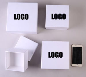 Cajas Rectangulares Ranuradas de Papel Recubierto con Logotipo Personalizado, Estampado con Cinta, para Empaque de Regalos Corporativos, Joyería y Gourmet - Product Image 6