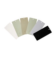Peinture en poudre polyester à texture lisse effet sable gris clair RAL 7035
