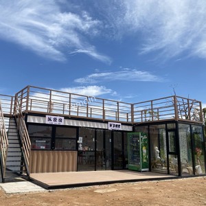 บ้านตู้คอนเทนเนอร์ดัดแปลงทรงสี่เหลี่ยมผืนผ้า ดีไซน์ทันสมัย ร้านค้า สำนักงาน คาเฟ่ ร้านค้าแบบป๊อปอัพ - Product Image 2