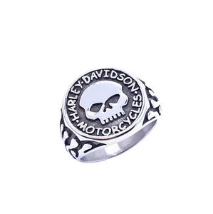 Anello da Uomo Trendy Stile Punk con Teschio, Design Personalizzato alla Moda - Product Image 3