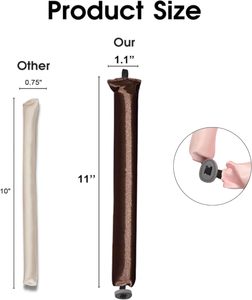 Custom Logo Satin <b>Heatless</b> No Heat Hair Curlers <b>Rollers</b> Soft <b>Heatless</b> Styling Rods for Short & Long Hair Overnight Curls - Product Image 2