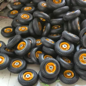 Rubber Wheels Factory Natural Rubber No Smell Wheel Rubber Wheel 3.00-4 260x85