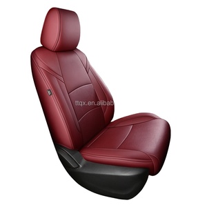 Front Seat Covers For Mitsubishi Mirage 2014-2024 - Leather Style With Airbag Compatible