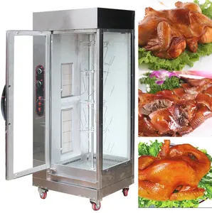 Stainless Steel Commercial Chicken Rotisserie Machine Gas Spit Roaster Rotisserie Oven For Chicken Roast