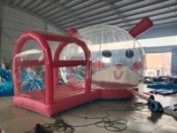 Dôme gonflable transparent personnalisé pour enfants, maison de rebond en bulle, tente gonflable, salle de jeux en bulle, ballon gonflable