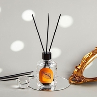 Diffuseur de parfum en verre avec logo personnalisé en gros, diffuseur de parfum de luxe, décoration d'intérieur, diffuseur à roseaux
