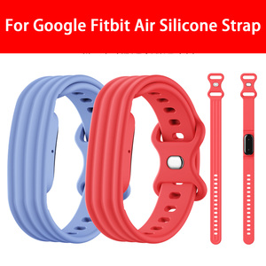 Custom OEM Pulsera 18mm Transpirable Silicona Líquida Suave Una Pieza para Google <span class=keywords><strong>Fitbit</strong></span> Air Tracker Loop Correa - Product Image 3