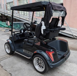 Voiture de golf électrique tout-terrain 2 places avec 4 roues, batterie au lithium, vitesse de 24 km/h, capacité de charge de 300 kg, télécommande - Product Image 5