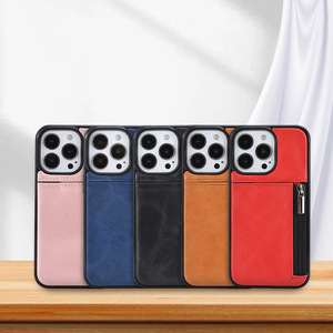 Xu Hướng Mới PU Da Điện Thoại Di Động Trường Hợp Với Khe Cắm Thẻ Nhớ Ví Crossbody Dây Đeo Tương Thích Với Đối Với <span class=keywords><strong>iPhone</strong></span> 13 14 15 16 Pro Max - Product Image 3