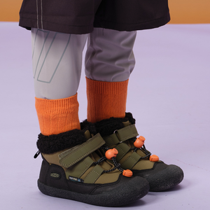 Nouvelles chaussures d'hiver pour bébé - Semelle ultra douce antidérapante, pantoufles en coton doublées de fourrure chaude pour les tout-petits - Product Image 3