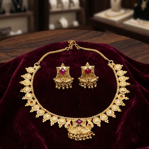Collares chapados en oro de 14K, 18K, 24K al por mayor con pendientes, joyería de lujo, collares de moda, joyería de latón rellena de oro. - Product Image 2