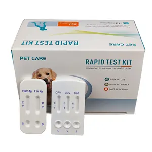 Katachtige Panleukopenie Fpv Ag, Fcov-Test, Veterinaire Kat Fpv Fcov Gia Snelle Testkit Voor Katten Triple