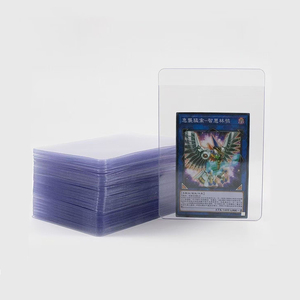 Porte-<span class=keywords><strong>cartes</strong></span> semi-rigide ultra-transparent, lot de 50 porte-<span class=keywords><strong>cartes</strong></span> semi-rigides pour la classification, les <span class=keywords><strong>cartes</strong></span> sportives, <span class=keywords><strong>Pokémon</strong></span> et les objets de collection - Product Image 1