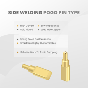 Позолоченный пружинный разъем (пого-пин) 7 мм из меди для промышленных датчиков <span class=keywords><strong>IoT</strong></span> - Product Image 3