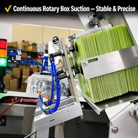 Empaquetadora de cajas de pañuelos blandos de papel doméstico completamente automática con control independiente, equipo de embalaje de papel para servilletas