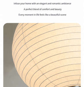 Lampe suspendue en <span class=keywords><strong>papier</strong></span> <span class=keywords><strong>de</strong></span> <span class=keywords><strong>riz</strong></span> Wabi Sabi japonaise, style nordique minimaliste, lampe ronde suspendue, éclairage <span class=keywords><strong>de</strong></span> plafond pour salon - Product Image 5