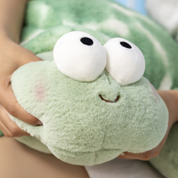 Poupées tortue en coton doux Kawaii, jouet de couchage lesté en peluche animale pour fêtes d'anniversaire à la mode
