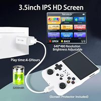 Console de jeu portable R36 Pro avec résolution 640*480, console de jeu rétro portable classique TV 2025, console de jeu portable R36S, 128 Go, 256 Go