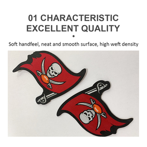 Tùy Chỉnh Thân Thiện Với Môi May Trên Vải Vải Các Bản Vá Lỗi Cá Nhân Thêu Nhãn Hoa Bảng Chữ Cái Trái Tim Tiếng Anh Thư Đa-Sử Dụng - Product Image 3