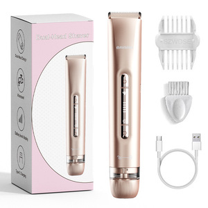<span class=keywords><strong>Épilateur</strong></span>/rasoir électrique 2-en-1 à double tête pour femmes, pour les jambes, les aisselles et les zones intimes - Product Image 4
