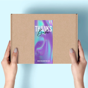 Atacado Eco-Kraft Papelão Ondulado Mailer Papel Revestido Shipping <span class=keywords><strong>Box</strong></span> com Matt Laminação e Etiqueta Bundle - Product Image 3