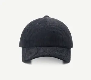 사용자 정의 로고 Odm 피크 따뜻한 모자 겨울 도매 스포츠 팀 모자 고품질 야구 코듀로이 트럭 운전사 모자