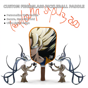 Paleta de Pickleball Personalizada de Alta Calidad en Fibra de Carbono 18K con Núcleo de Panal PP 3K Certificado para Deportes al Aire Libre, Incluye Cubierta para la Red - Product Image 2