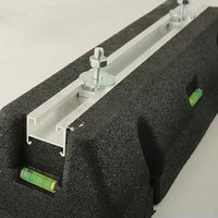 Support de Fixation Haute Qualité pour Systèmes CVC, Pieds en Caoutchouc Noir de Grande Taille pour Unité Extérieure de Climatiseur, Garantie 5 Ans