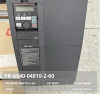 Variateur de fréquence Mitsubishi FR-A840-04810-2-60 185KW 380V-480V 3 phases, contrôle vectoriel sans capteur, moteur 361A 590Hz