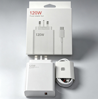 Grosir Kit Charger Cepat 120W Standar UK PD 3.0 Anti Api OCP dengan Antarmuka USB untuk Pengisian Cepat Ponsel