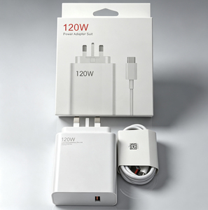 Wholesale 120W UK Standard Fast Charger Kit USB Interface Quick <b>Charging</b> Adapter for Xiaomi huawei <b>Samsung</b> oppo vivo - Product Image 1