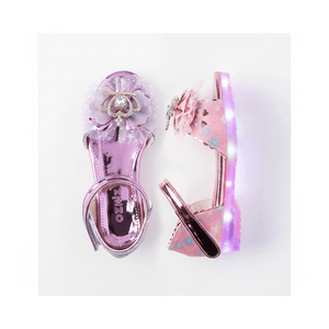 OZKIZ Korean LED Sandals for Girls Kids Fashion Shoes 2-7 Years Summer Wholesale - Product Image 2