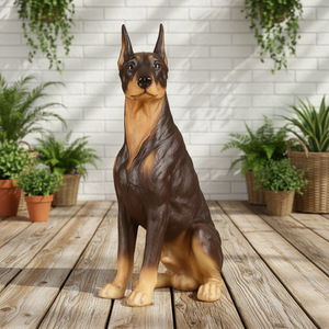 Figura <span class=keywords><strong>de</strong></span> Perro Dóberman, Modelo Dobbin, Regalo <span class=keywords><strong>de</strong></span> Alta Gama, Escultura <span class=keywords><strong>de</strong></span> Animal para Decoración del Hogar, Adorno <span class=keywords><strong>de</strong></span> Lujo para Sala <span class=keywords><strong>de</strong></span> Estar - Product Image 2