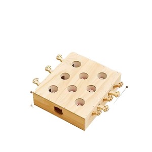 Juguete Whack-a-Mole para Gatos: Juego Interactivo de Madera para Estimular la Mente de tu Mascota - Juguete Viral de Internet para Gatos con Forma de Ratón - Product Image 6