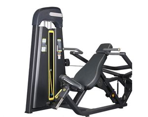 Machine d'exercice professionnelle en acier écologique noir à charges guidées pour pectoraux, dorsaux, déltoides et bras, pour usage en salle de sport - Product Image 6