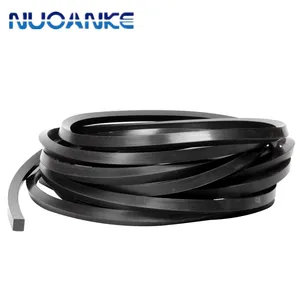 China Manufacturers NBR FKM Silicone EPDM O Ring Cord Rubber Sealing Strip Solid Round Square Rubber Strip Seals With Good Price