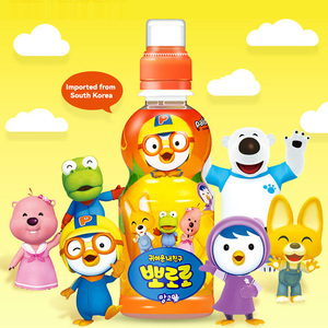Bebida de jugo de <span class=keywords><strong>Pororo</strong></span> <span class=keywords><strong>coreano</strong></span> 235ML fresa arándano uva mango leche bebida afrutada bebida exótica para niños - Product Image 5