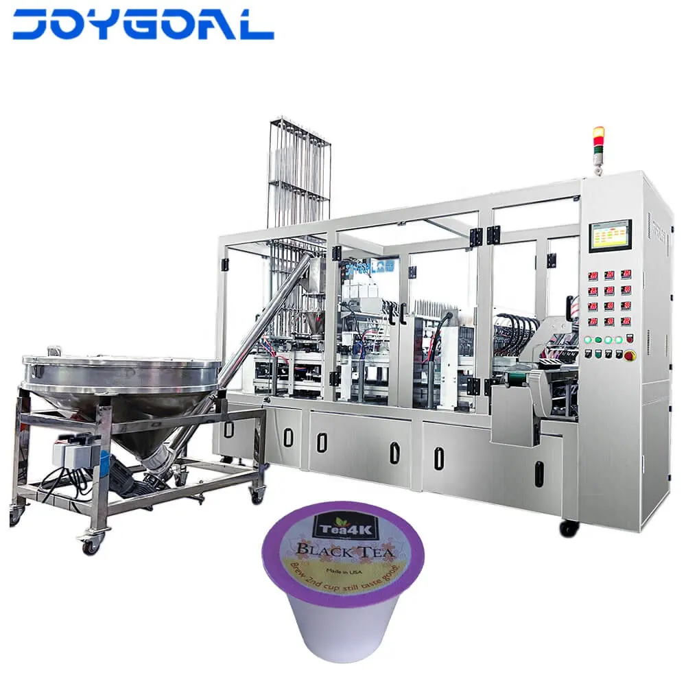 Shanghai Joygoal automatico k tazza di caffè capsule di riempimento di tenuta che fa la macchina