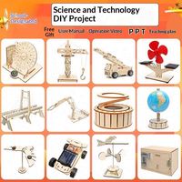 Kit d'expériences scientifiques en bois STEM, modèle de physique à construire soi-même pour l'éducation scientifique des enfants, vente en gros