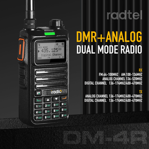 Radio bidirectionnelle analogique/numérique <span class=keywords><strong>Iradio</strong></span> DM-UV4R DMR Tier I+II à double fente, 1024 canaux, 5W VHF UHF - Product Image 3