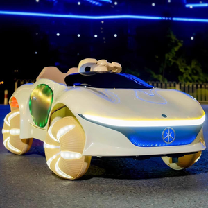 Çocuk elektrikli araba uzaktan kumanda ile bebek oyuncak oturabilir dört tekerlekli pil arabası/elektrikli bebek arabaları ile uzaktan - Product Image 5