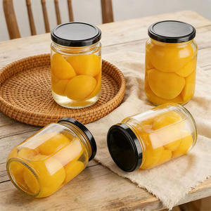 Bocaux en verre pour la mise en conserve 480ml 750ml 770ml pour confitures, compotes, conserves de fruits, stockage hermétique avec couvercles métalliques, fourniture du fabricant - Product Image 3