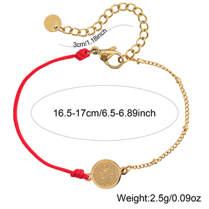 Bracelets tissés bohèmes ajustables Go2boho, chaîne en corde cirée, porte-bonheur, bijoux faits à la main, cadeaux de Noël pour femmes - Product Image 6