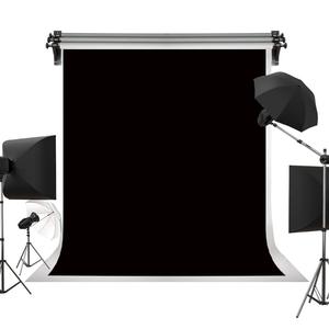 Kazhi Đen Liền Mạch Nhiếp Ảnh Studio Phông Nền 10X12 Ảnh Gian Hàng Nền Giấy Cuộn Cho Quay Video - Product Image 1