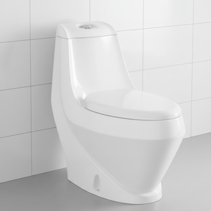 Toilette moderne à double chasse d'eau <span class=keywords><strong>Réservoir</strong></span> dissimulé avec cuvette allongée Placard de toilette en céramique monobloc fabriqué en Chine - Product Image 1