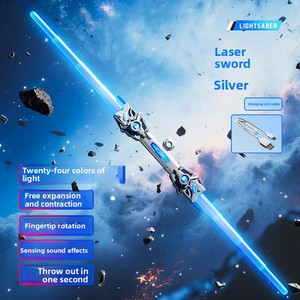<span class=keywords><strong>Sabre</strong></span> laser télescopique à double tranchant, <span class=keywords><strong>jouet</strong></span> pour garçons de 8 à 13 ans, 24 couleurs, son et lumière, modèle en plastique L-131B - Product Image 6